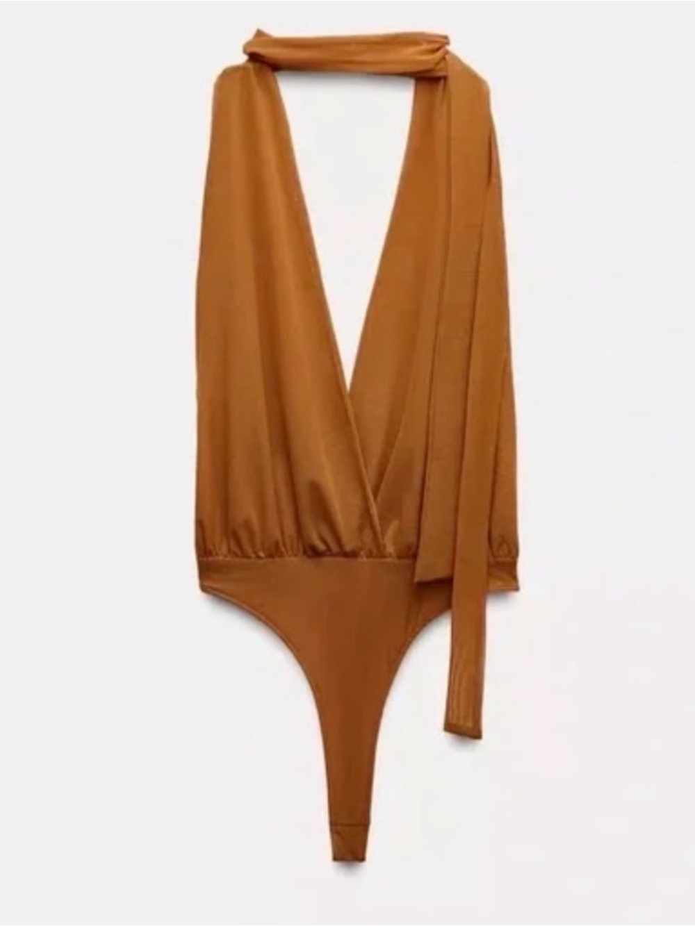 Zara Tulle Foulard Bodysuit